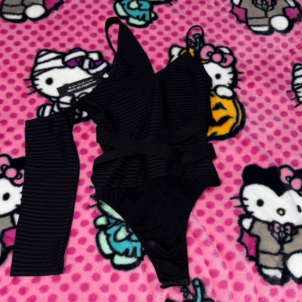 Maniere De Voir Black Bodysuit